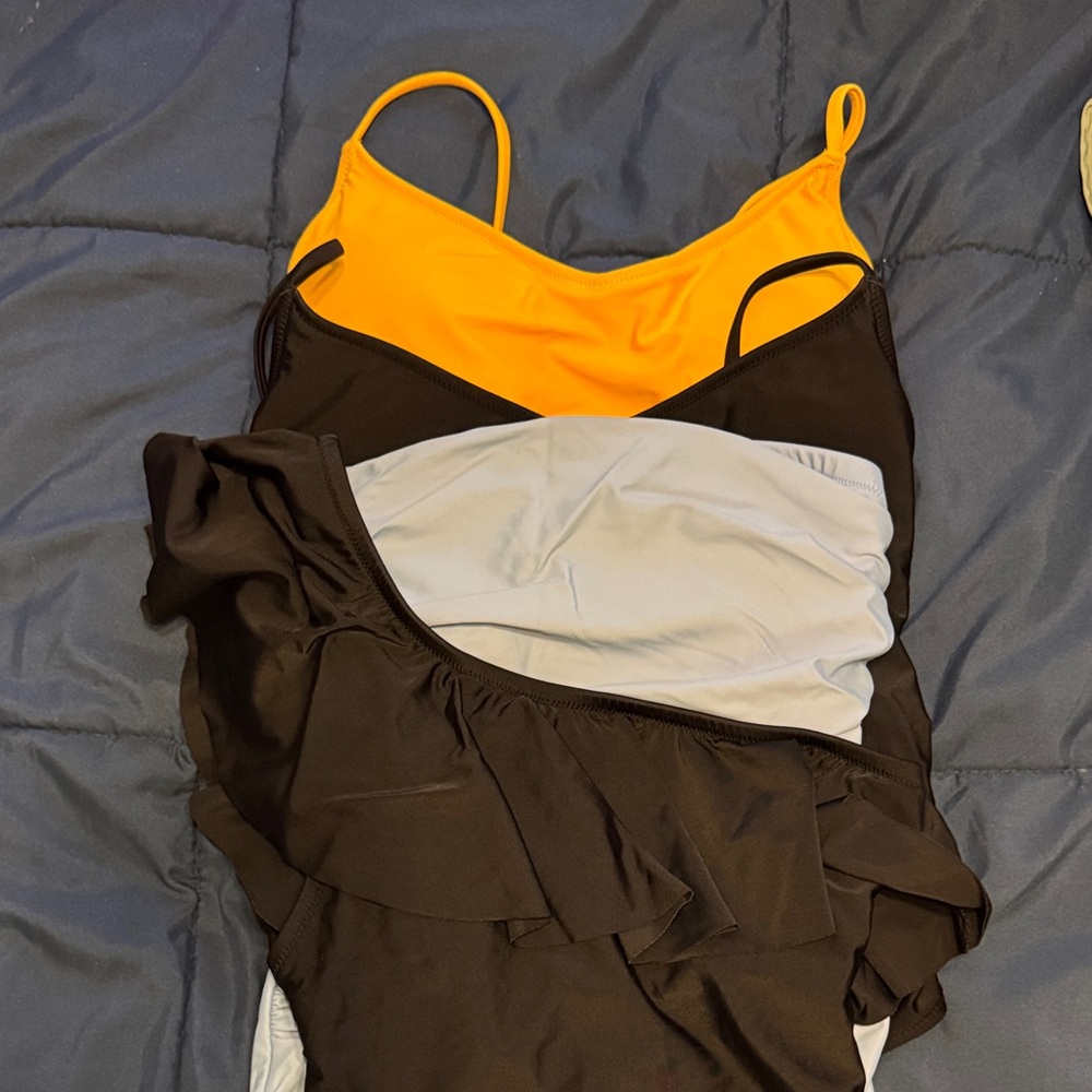 FOUR JCrew bathing suits